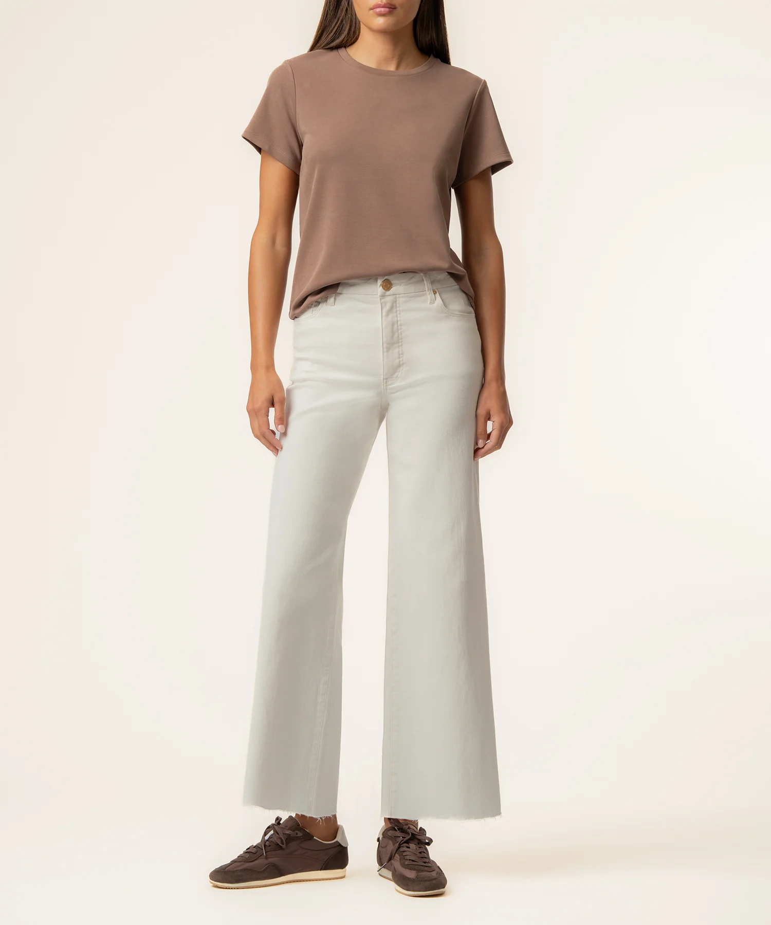 Remington Relaxed Fit T-Shirt in Latte
