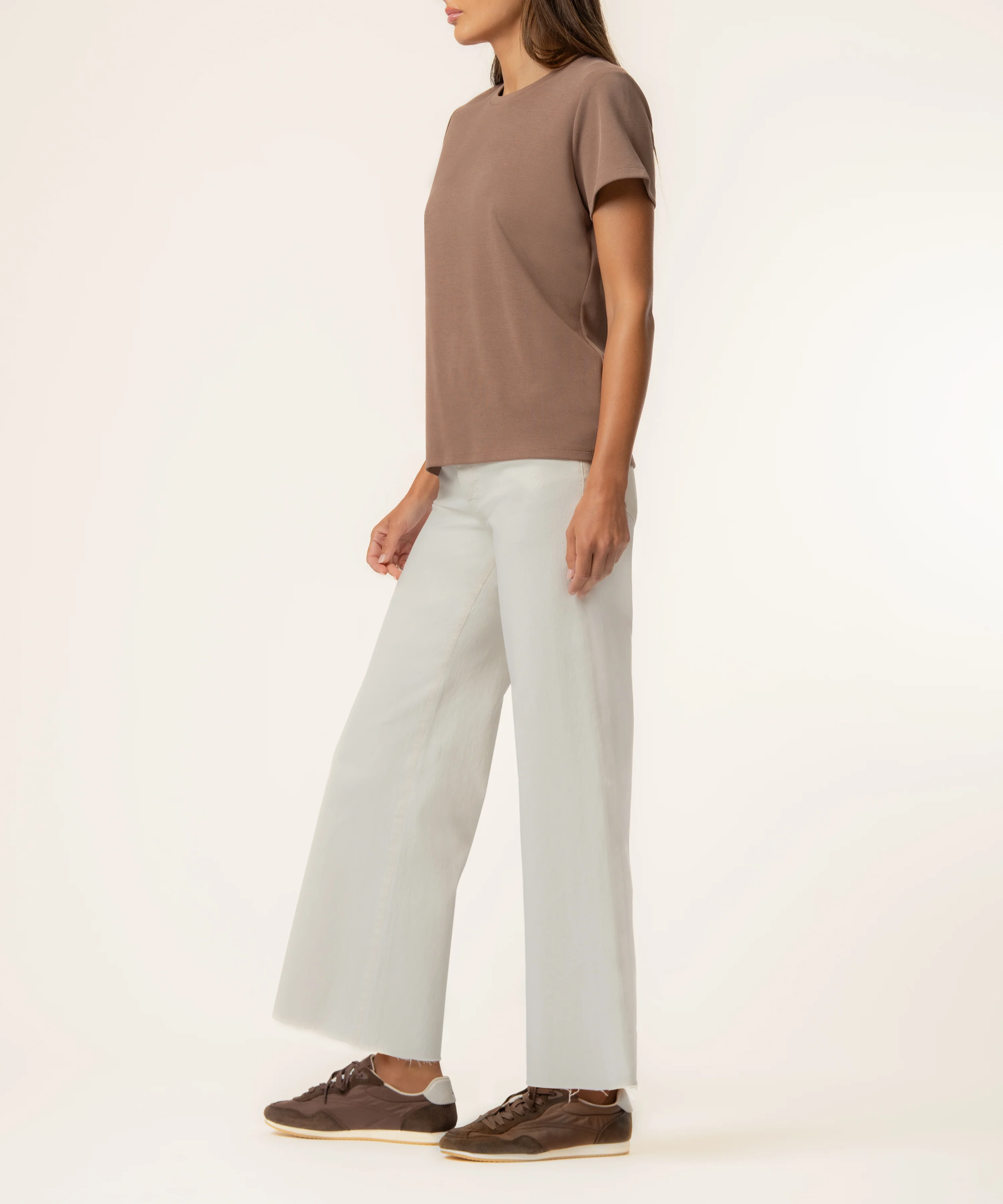 Remington Relaxed Fit T-Shirt in Latte - Image 3