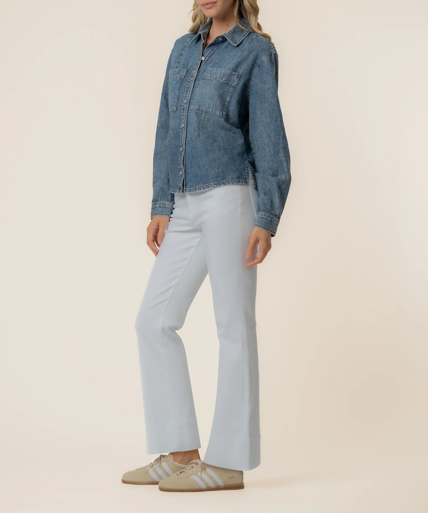 Harley Denim Shirt in Administer Wash - Image 2