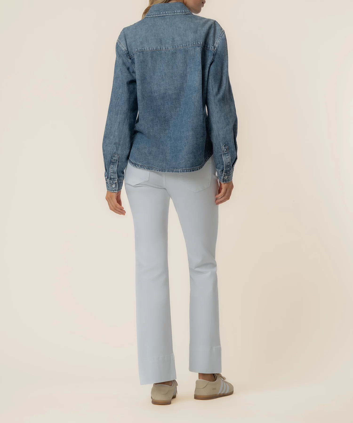Harley Denim Shirt in Administer Wash - Image 3