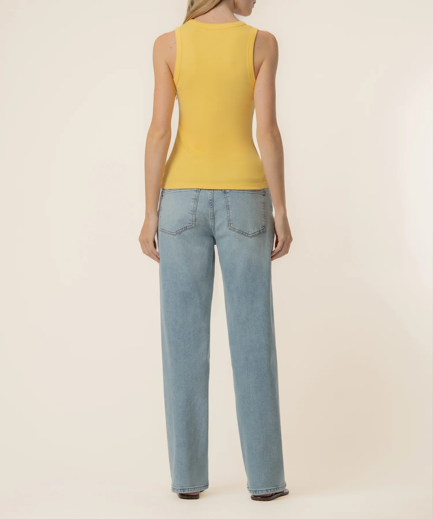 Anastasia Tank Top in Limoncello - Image 3