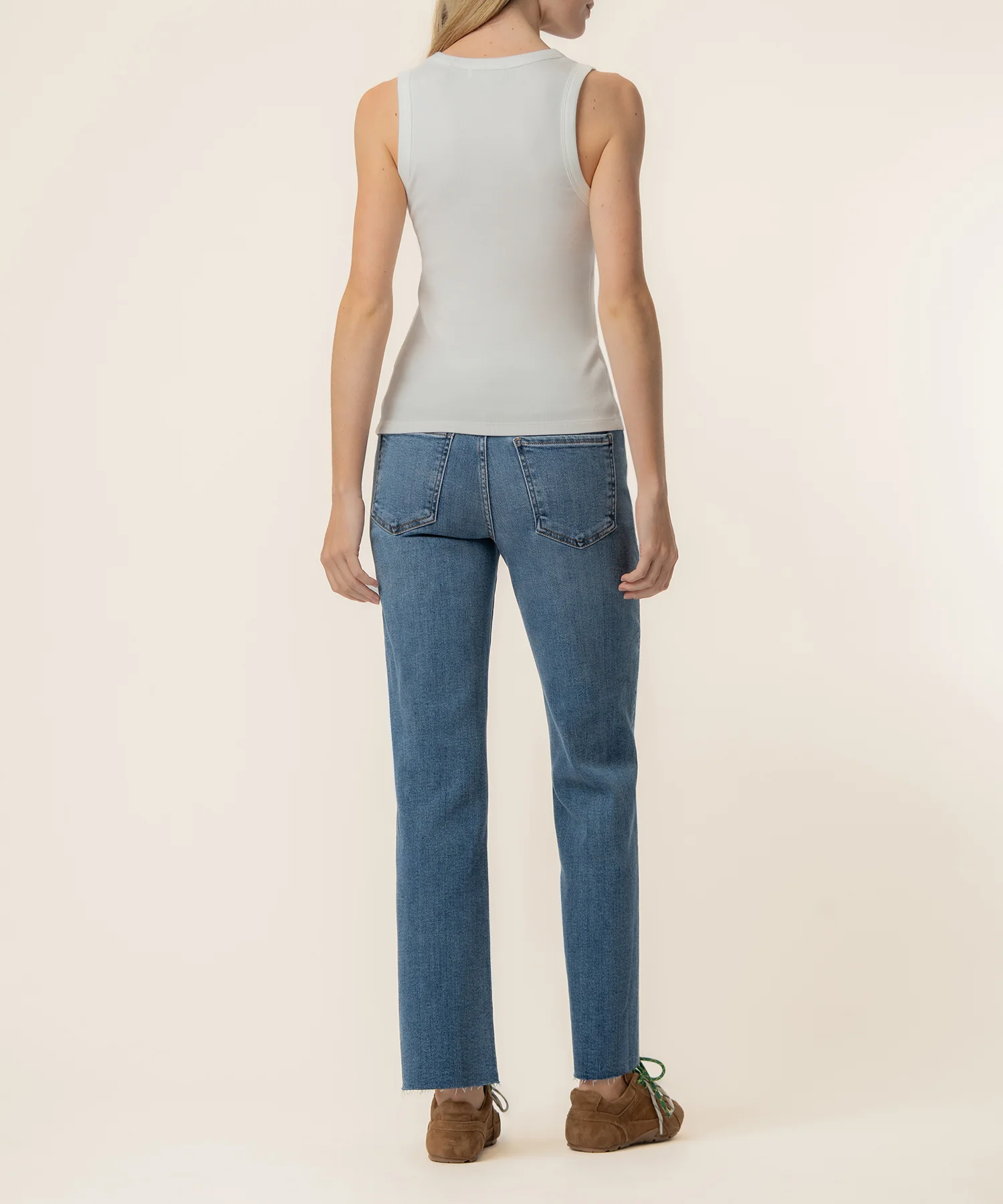 Anastasia Tank Top in White - Image 3