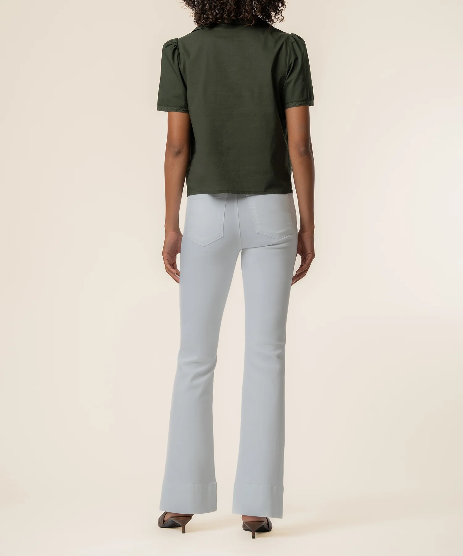 Vienna Top in Olive - Image 3